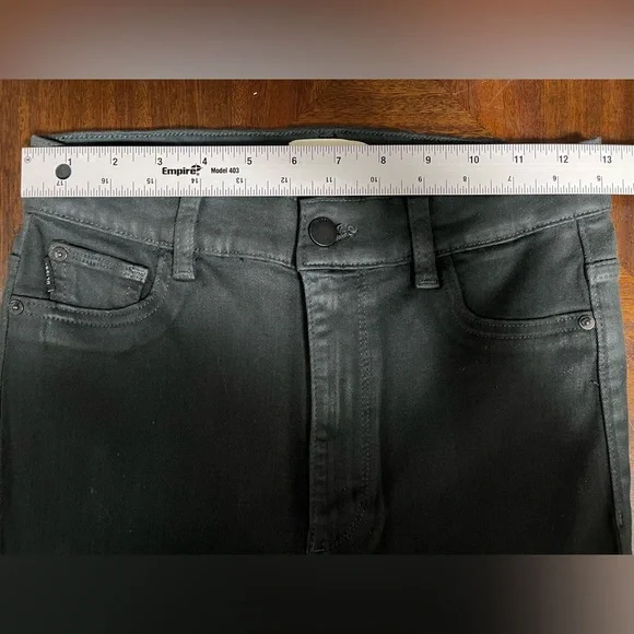 DL1961 Bridget Boot Deep Pine High-Rise Instasculpt Crop Jean size 28 - Picture 9 of 13